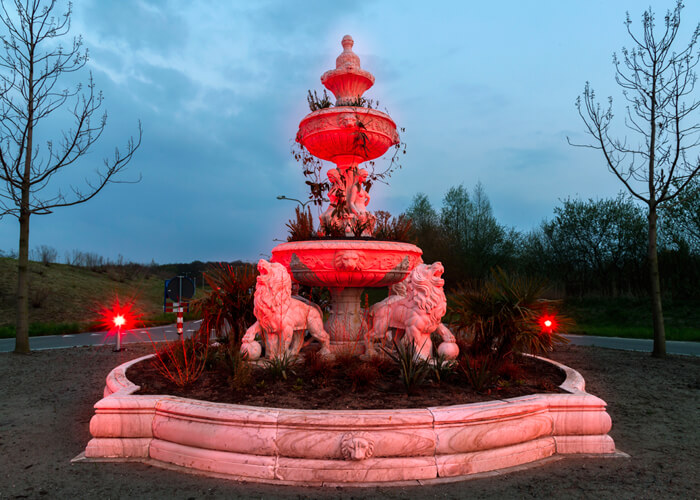 Dynamisch-licht-kleurt-fontein-Harderwijk